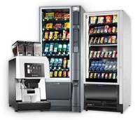 Máquinas Expendedoras de Bebidas y Snacks Combinadas de Alta Calidad con Sanitización UV, Integración SDK, Construcción de Acero Inoxidable, ADA