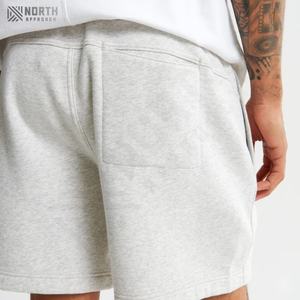 Pantalones Cortos Cargo de Algodón OEM para Hombre, Logotipo Personalizado, Largos hasta la Rodilla, Estilo Urbano Holgado, Tinte Liso, Pantalones Cortos Deportivos para Exteriores, Pantalones Cortos de Verano para Hombre - Product Image 4