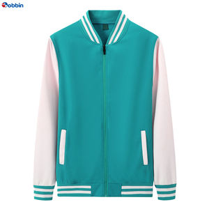 Veste universitaire pour homme très vendue, tendance, col montant, doublure matelassée, patchs en chenille personnalisés, coupe-vent, laine, grande taille - Product Image 6