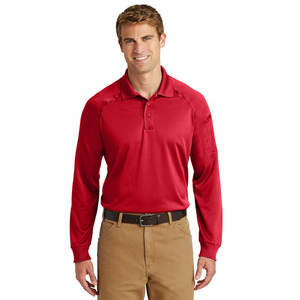 เสื้อยืดโปโลแขนยาวสำหรับผู้ชายเสื้อโปโลผ้าฝ้าย100% ออกแบบได้เองพร้อมโลโก้เสื้อโปโลโพลีเอสเตอร์ - Product Image 4