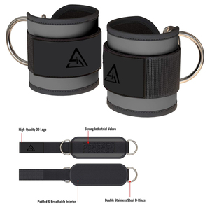 Correa de Tobillo de Neopreno Personalizada de Alta Calidad con Logotipo Personalizado, Correa de Tobillo Elástica Transpirable para Fitness - Product Image 6