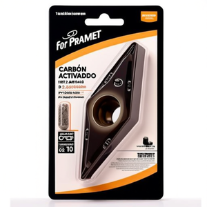 Pour plaquettes de tournage indexables PRAMET ISO VBMT 110302E-FMT8430 D.2.8mm revêtues PVD, lot de 10 pour tournage d'outils - Product Image 2