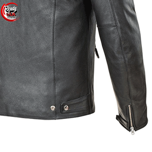 Chaqueta de Motociclista de Invierno para Hombre, de Piel de Oveja Genuina, Marrón, Estilo Bomber, con Cuello Alto, Estilo Urbano, Impermeable y Resistente al Viento - Product Image 6