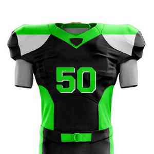 Uniformes de fútbol americano al por mayor con tejido ligero y transpirable para equipos de ligas, torneos y competiciones escolares - Product Image 2