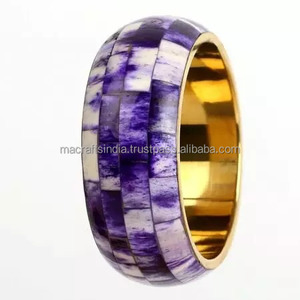 Handmade Fashion for <b>Bracelet</b> High Quality Artificial Mother <b>Pearl</b> Wooden Bamboo Shell Horn Bone Resin Other Fashionable Bangles - Product Image 3