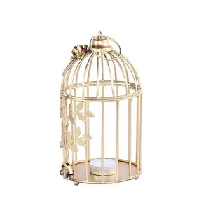 Handmade Flower Design Metal Iron Wire Round Birdcage Classic Stylish New Arrival Handmade Wholesale Price <b>Sale</b> Metal Birdcage - Product Image 1