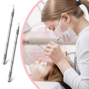 Outil de levage de cils en acier inoxydable, outil séparateur de cils réutilisable et portable, 1 pièce - Product Image 2