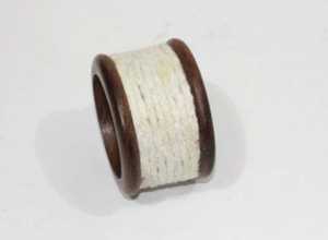 Design moderne en os et métal couleur marron forme ronde rond rond fête d'anniversaire vaisselle de table d'occasion design unique - Product Image 6