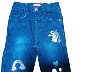 Alta calidad de moda para niñas Primavera Verano nuevos pantalones largos ajustados Jeans para niñas pantalón de mezclilla de Bangladesh - Product Image 1