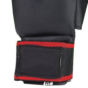 ถุงมือคาราเต้ประสิทธิภาพสูงสำหรับฝึกซ้อมและฝึกถุงมือหนังน้ำหนักเบาทนทานพร้อมยางยืดรัดข้อมือ - Product Image 3