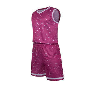 Uniformes de basket-ball élégants pour l'été, 100% coton, respirants et à séchage rapide, noms d'équipe personnalisés, meilleur design - Product Image 4