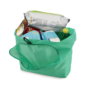 ถุงช้อปปิ้งผ้าไนลอนที่สะดวกสบายของโรงงาน OEM มีที่จับสำหรับใช้ในชีวิตประจำวันปรับแต่งได้ฟรี - Product Image 1