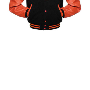 Chaqueta Varsity de Invierno de Alta Calidad 100% Lana para Hombre y Mujer, Cuello Alto, Bordado, Tela Transpirable, Logotipo Frontal, Servicio OEM - Product Image 5