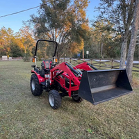TRACTOR CARGADOR MAHINDRA 2126 DE ALTO RENDIMIENTO, 25.3 HP, 4X4, MOTOR DIÉSEL DE 3 CILINDROS, SISTEMA DE TRANSMISIÓN HIDROSTÁTICA DE 3 RANGOS EN VENTA