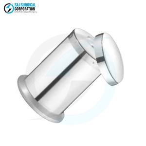 Distributeur de coton en acier inoxydable de qualité médicale fenêtre de couvercle transparente pour la chirurgie générale utiliser des contrôles rapides de niveau de coton - Product Image 2