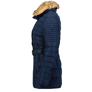 Chaqueta Parka de Alta Calidad con Puños Elásticos Transpirables para Hombre, Chaqueta de Invierno Aislada de Moda con Capucha de Piel, Cierre de Cremallera y Botones - Product Image 5