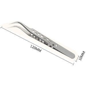 Pince à cils nouvelle arrivée pour jeu de cils bijoutier pince à épiler bijoux Micro pince de précision - Product Image 5