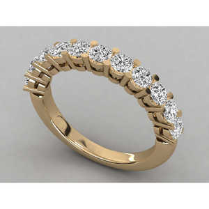 Anillo de Oro de 10K con Diamante Cultivado en Laboratorio para Mujer - Product Image 1