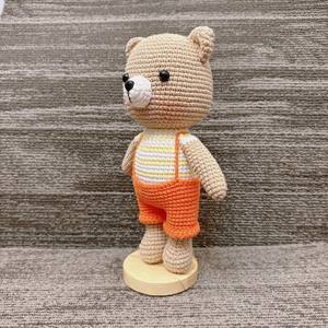 Gran oferta, animales de ganchillo rellenos suaves, juguetes para niños, oso de peluche de ganchillo bonito personalizado OEM, amigurumi para regalos de bebé, regalo de Navidad - Product Image 6