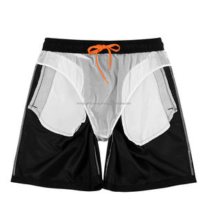 Pantalones Cortos Utilitarios de Lona con Costuras en Contraste, 100% Algodón, para Hombre, con Múltiples Bolsillos, Ropa de Trabajo de Carpintero, Secado Rápido, Cintura Elástica, Etiqueta Personalizada OEM - Product Image 2