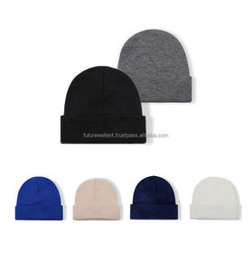 High Quality Custom Embroidered Digital Printing Black Beanie Caps for Unisex Winter Travel <b>Head</b> <b>Warmer</b> 100% Acrylic - Product Image 6