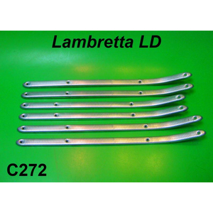 Juego de estribos de aluminio para Lambretta LD125 Deriv. '56 + LD125 '57 - Product Image 1