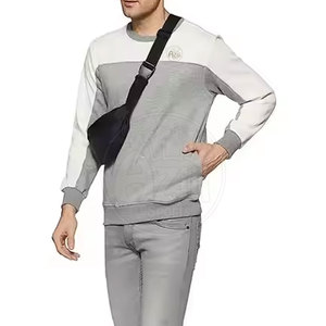 Sweat-shirt pour homme avec impression de logo personnalisé - Col montant de haute qualité, motif uni, saison d'automne, vente chaude - Product Image 3