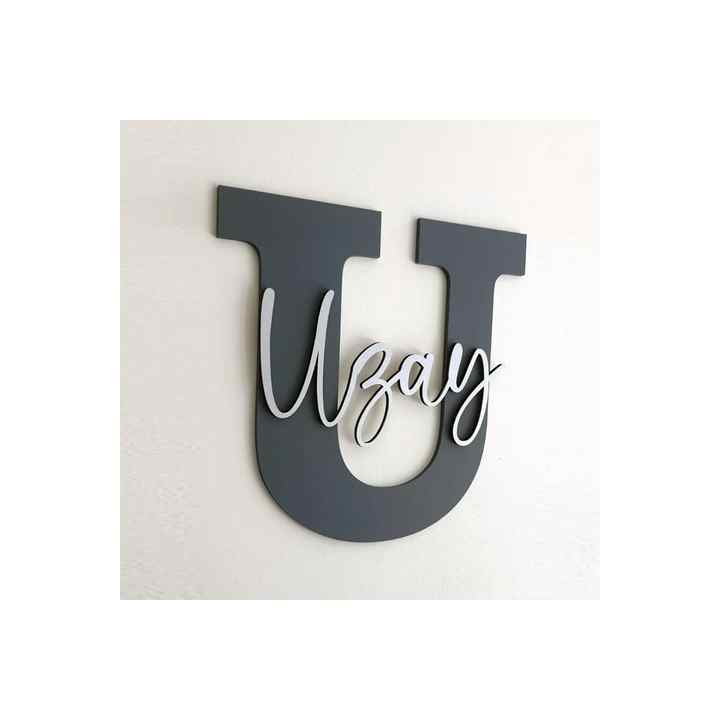Children and Baby Room Letter Door and Wall Decoration Panel Name Plate