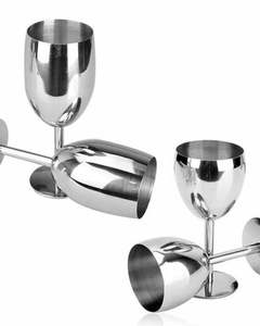 Elegante Vaso de Acero Inoxidable con Piezas Metálicas Giratorias Personalizadas, Doble Pared Duradera, Fabricación de Chapa Metálica de Lujo - Product Image 5