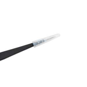 Couleur noire meilleure pince à cils pince à épiler d'extension de cils en acier inoxydable moderne pince à épiler à pointe droite et incurvée - Product Image 2