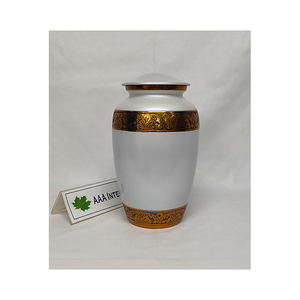 Urna Funeraria Exclusiva de Aluminio Antiguo para Adultos, de Alta Calidad, Servicio OEM para Cenizas Humanas, Venta Caliente - Product Image 1