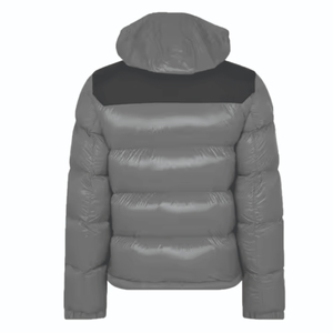 Manteau de sport matelassé ODM pour l'extérieur et l'hiver à la mode pour hommes, blousons à col montant et logo personnalisé pour adultes - Product Image 3