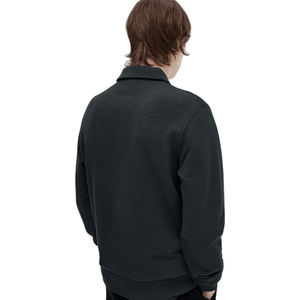 เสื้อสเวตเตอร์ป้องกันการเกิดขนแบบสวมหัวมีซิปปกสี่ส่วนผ้านุ่มทนทานและเหมาะสำหรับเสื้อสเวตเชิ้ตแบบลำลอง - Product Image 4