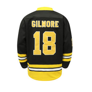 เสื้อเจอร์ซีย์เล่นฮ็อกกี้น้ำแข็งผ้าโพลีเอสเตอร์ระบายอากาศได้ดีเสื้อกีฬาสไตล์2025ออกแบบโลโก้ได้ตามต้องการ - Product Image 3