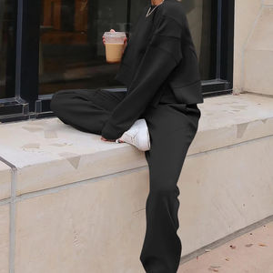 Vêtements de fête haut court porter des vêtements d'extérieur droits manches longues femmes Top Quality100 % coton caractéristiques poids lourd nouveauté personnalisée - Product Image 4