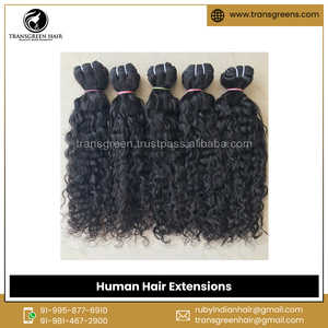 Concessionnaire de confiance vendant à l'origine une qualité optimale 100% cuticule brute non transformée vierge naturelle extension de cheveux humains bouclés - Product Image 2