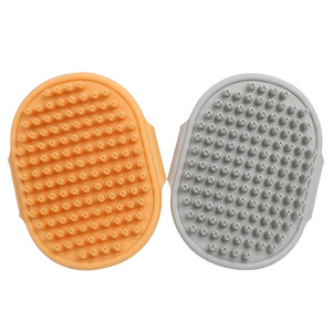 Luxury Eco-Friendly Silicone Rubber <strong>Pet</strong> Cat Bath Brush Custom <strong>for</strong> Small Animals Stocked Bathroom Use <strong>Tool</strong> <strong>for</strong> Dogs - Product Image 1