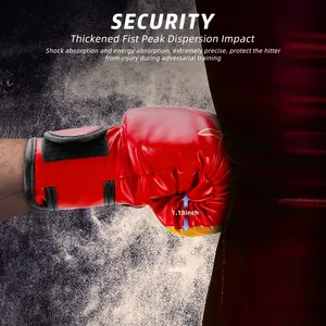 ถุงมือนักกีฬา MMA แบบมืออาชีพถุงมือชกมวยถุงมือยิงโลโก้ออกแบบได้ตามต้องการ - Product Image 6