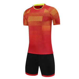 ชุดกีฬาฟุตบอลชาย ชุดวอร์มแห้งเร็ว ระบายอากาศได้ดี เสื้อเจอร์ซีย์ ชุดออกกำลังกายกลางแจ้ง เสื้อวิ่ง กางเกงขาสั้น ชุดแบดมินตัน ชุดพิมพ์ลายกีฬา - Product Image 2