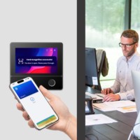 Control de Acceso por Huella Dactilar, Tarjeta RFID y Contraseña FC6825, RS485, Ethernet, Plataforma Personalizada de Bajo Código, Desarrollo de Software Basado en JS