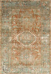 Tapis turc tissé jacquard fait à la machine Adiva, lavable, avec dos en coton antidérapant, motif géométrique, poils courts, style uni, pour la maison - Product Image 5