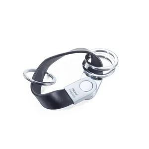 Portachiavi in Pelle Personalizzabili con Design Rotondo Twister, Gadget Personalizzabili - Product Image 4