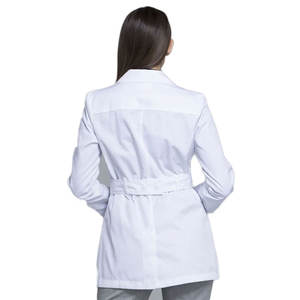 Blusa de manga larga de punto blanco para mujer, abrigo médico para mujeres, trabajadores de laboratorio - Product Image 3