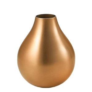 Home Decorative Simple Shiny Polished Flower <b>Vase</b> Elegant Look <b>Gold</b> Metal Flower <b>Vase</b> Floor <b>Vase</b> and Pots at Affordable Price - Product Image 1