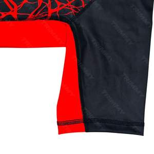 เสื้อรัชการ์ดรัดรูปพิมพ์ลายระเหิดสำหรับผู้ชายชุดออกกำลังกายในยิมฟิตเนสพิมพ์ลาย - Product Image 2