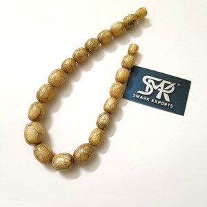 Cuentas de Resina Modelo Beige Premium, Cuentas Ovaladas Lisas y Pulimentadas para Collar, Pulsera, Manualidades, Diseños de Joyería, Estilo Ángel - Product Image 4