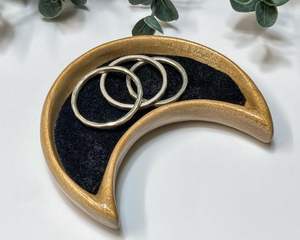 Plateau de lune en bois de haute qualité |   Finition artisanale polie de qualité |   Vente en gros en vrac d'usine - Product Image 1