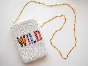 À la mode Vintage toile tissu téléphone portable sac de transport broderie coton doublure serrure bouton fermeture chaîne fleur lettre dames - Product Image 4