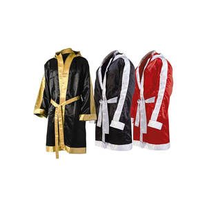 Bata de boxeo de satén ligera 2026 con capucha Fabricante de ropa deportiva OEM para boxeo y MMA - Product Image 6
