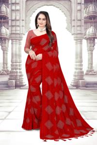 Exclusivo indio último Sari exclusivo elegante patrón pesado sin peso bordado Sari suave elegante fiestas nupciales elegantes - Product Image 6